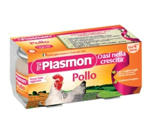 PLASMON*OM POLLO 2 X 80 G