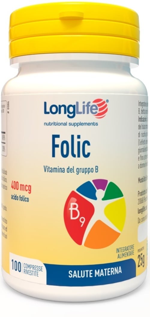 LONGLIFE FOLIC 400MCG 100CPR