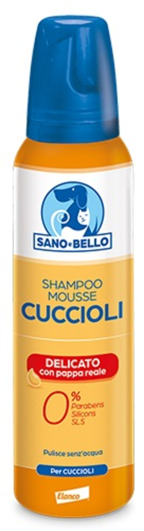 SANO E BELLO SH MOUSSE CUC PAP
