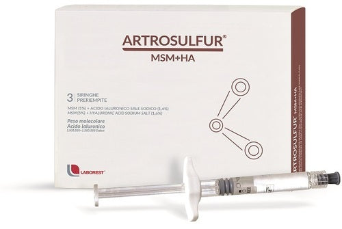 ARTROSULFUR MSM+HA 3SIR PRER