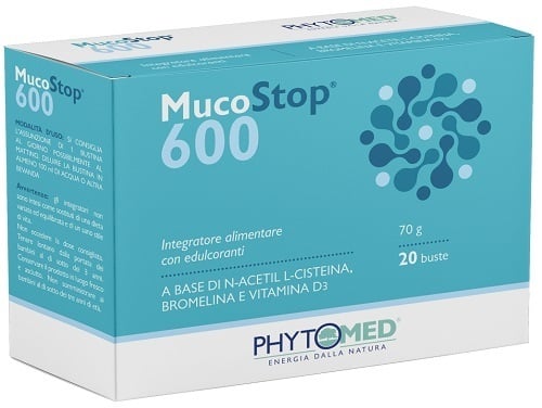 MUCOSTOP 600MG 20BUST