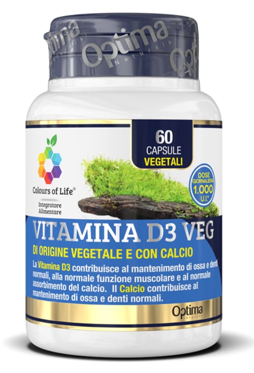 COLOURS LIFE VITAMINA D3 60CPS