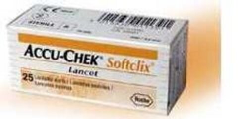 ACCUCHEK SOFTCLIX LANCET 25PZ