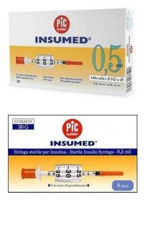 SIR PIC INSUMED 0,5ML G29X12,7