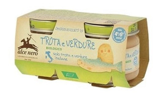 OMOGENEIZ TROTA/VERD 2X80G ALCE
