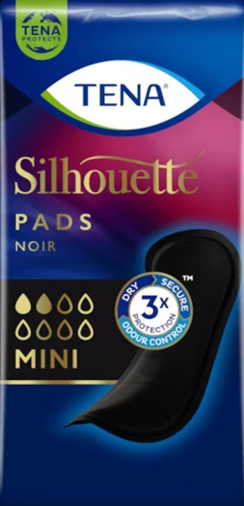 TENA SILHOUETTE NOIR MINI 18PZ