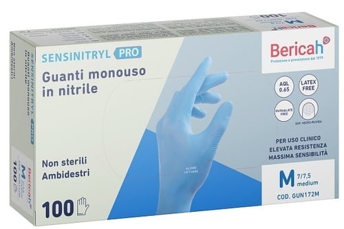 GUANTI NITR M 100PZ SENSINIT PRO