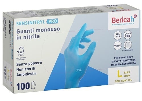 GUANTI NITR L 100PZ SENSINIT PRO