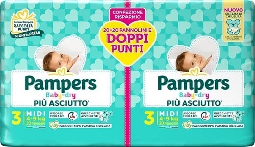 PAMPERS BD DUO DOWNCOUNT M 40P