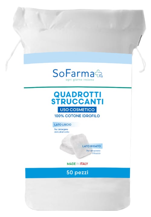 QUADROTTI STRUCCANTI 50PZ SF+