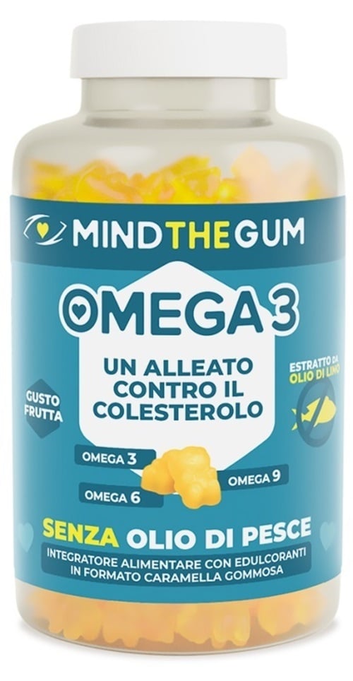 MIND THE GUM OMEGA 3 60PAST GO